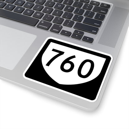 PR urban primary 760 (Puerto Rico) (Road Sign) STICKER Vinyl Kiss-Cut Decal