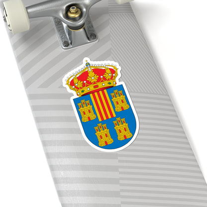 Escudo de Lascuarre (Spain) (Coat of Arms) STICKER Vinyl Kiss-Cut Decal
