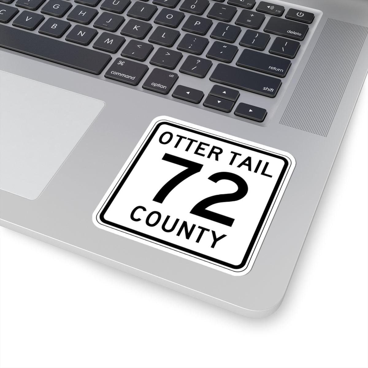 Otter Tail County Route 72 MN (Minnesota) (Road Sign) STICKER Vinyl Kiss-Cut Decal