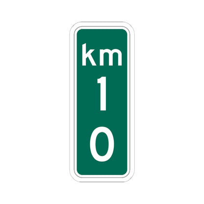 MUTCD-PR D10-2 (Puerto Rico) (Road Sign) STICKER Vinyl Kiss-Cut Decal
