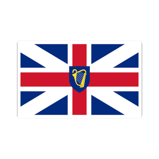 Flag of the Commonwealth 1658-1660 (England) STICKER Vinyl Kiss-Cut Decal