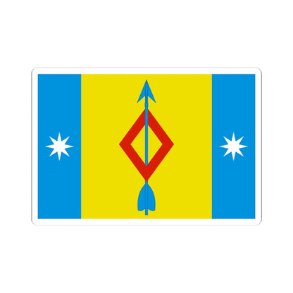 Flag of Mamontovskoe Moscow oblast (Russia) STICKER Vinyl Kiss-Cut Decal