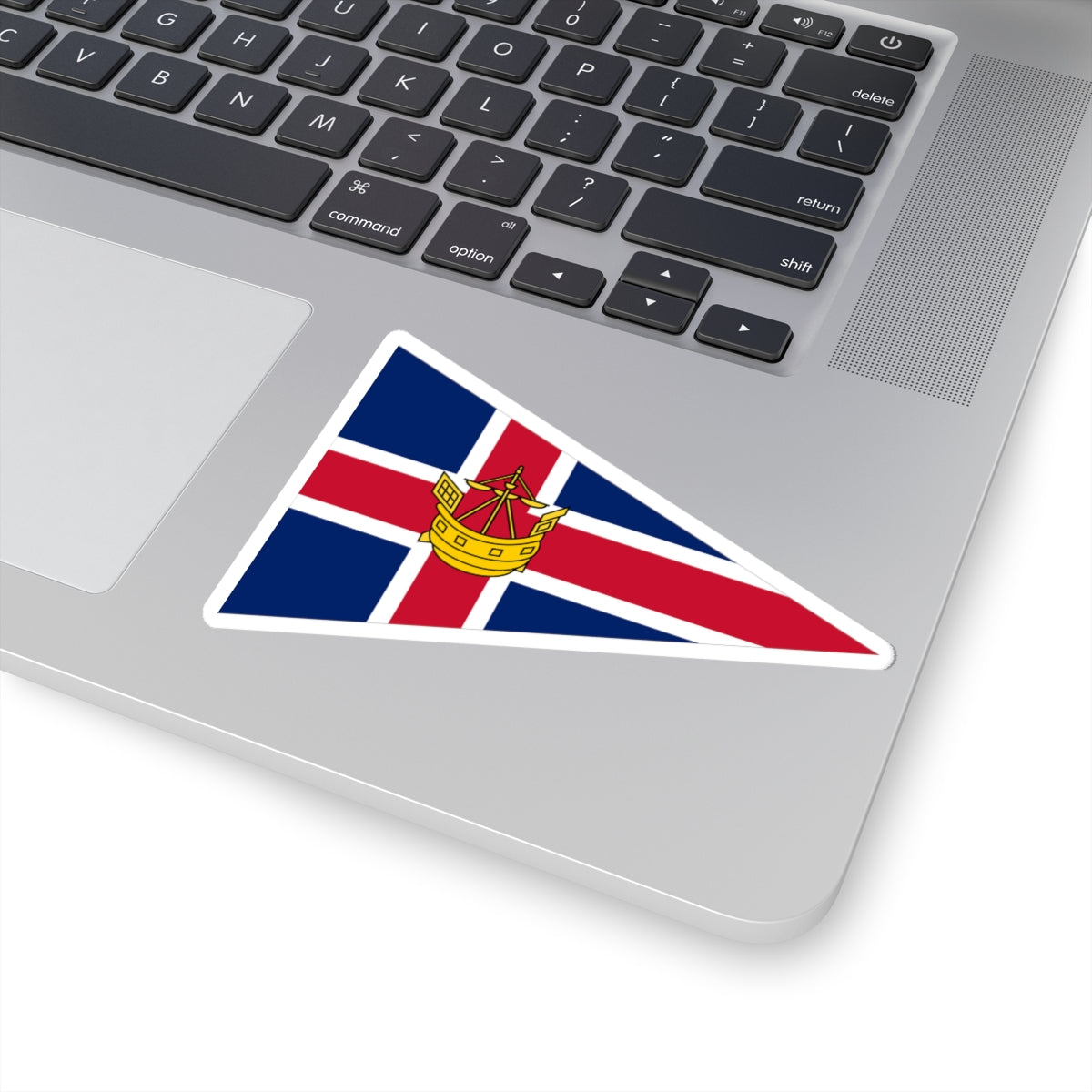 Burgee of Helford River Sailing Club (United Kingdom) STICKER Vinyl Kiss-Cut Decal