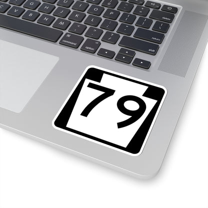 PA-79 (Pennsylvania) (Road Sign) STICKER Vinyl Kiss-Cut Decal