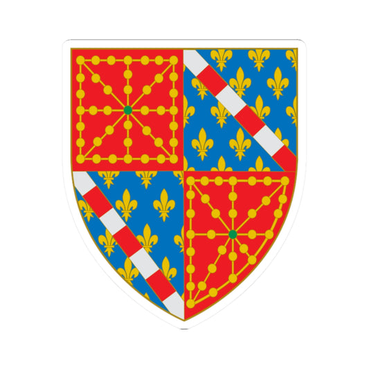 Armas Navarra-Evreux (Spain) (Coat of Arms) STICKER Vinyl Kiss-Cut Decal