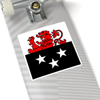 CHE Le Grand-Saconnex Flag (Switzerland) STICKER Vinyl Kiss-Cut Decal