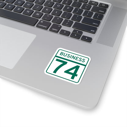 MD Route 74 Business (Maryland) (Road Sign) STICKER Vinyl Kiss-Cut Decal
