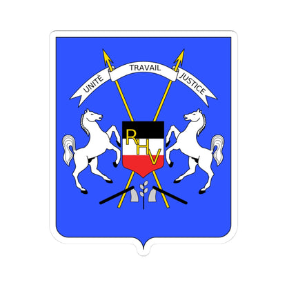Coat of arms of Upper Volta - STICKER Vinyl Kiss-Cut Decal