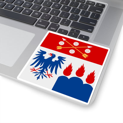 Orebro lan vapenflagga (Sweden) STICKER Vinyl Kiss-Cut Decal