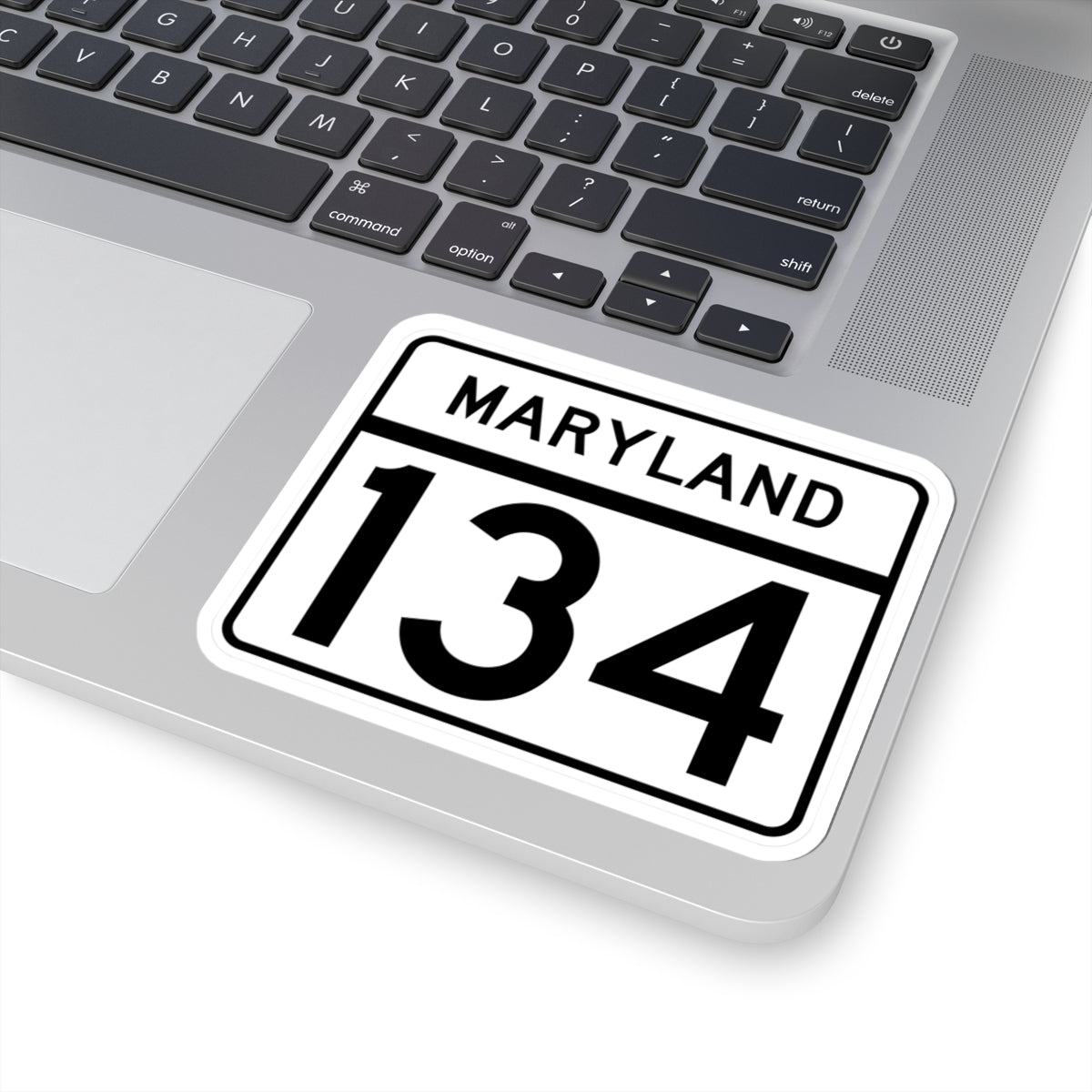 MD Route 134 (Maryland) (Road Sign) STICKER Vinyl Kiss-Cut Decal