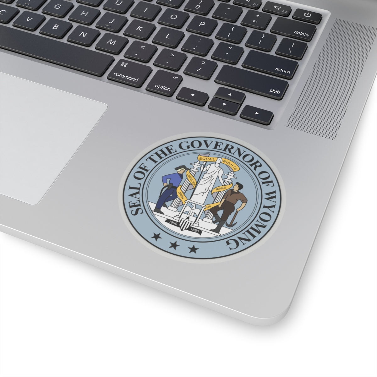 Seal of the Governor of Wyoming - STICKER Vinyl Kiss-Cut Decal