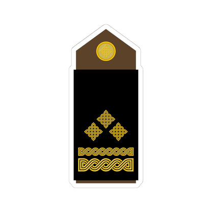 Army HRV OF 05 (Croatia) (Military Rank) STICKER Vinyl Kiss-Cut Decal