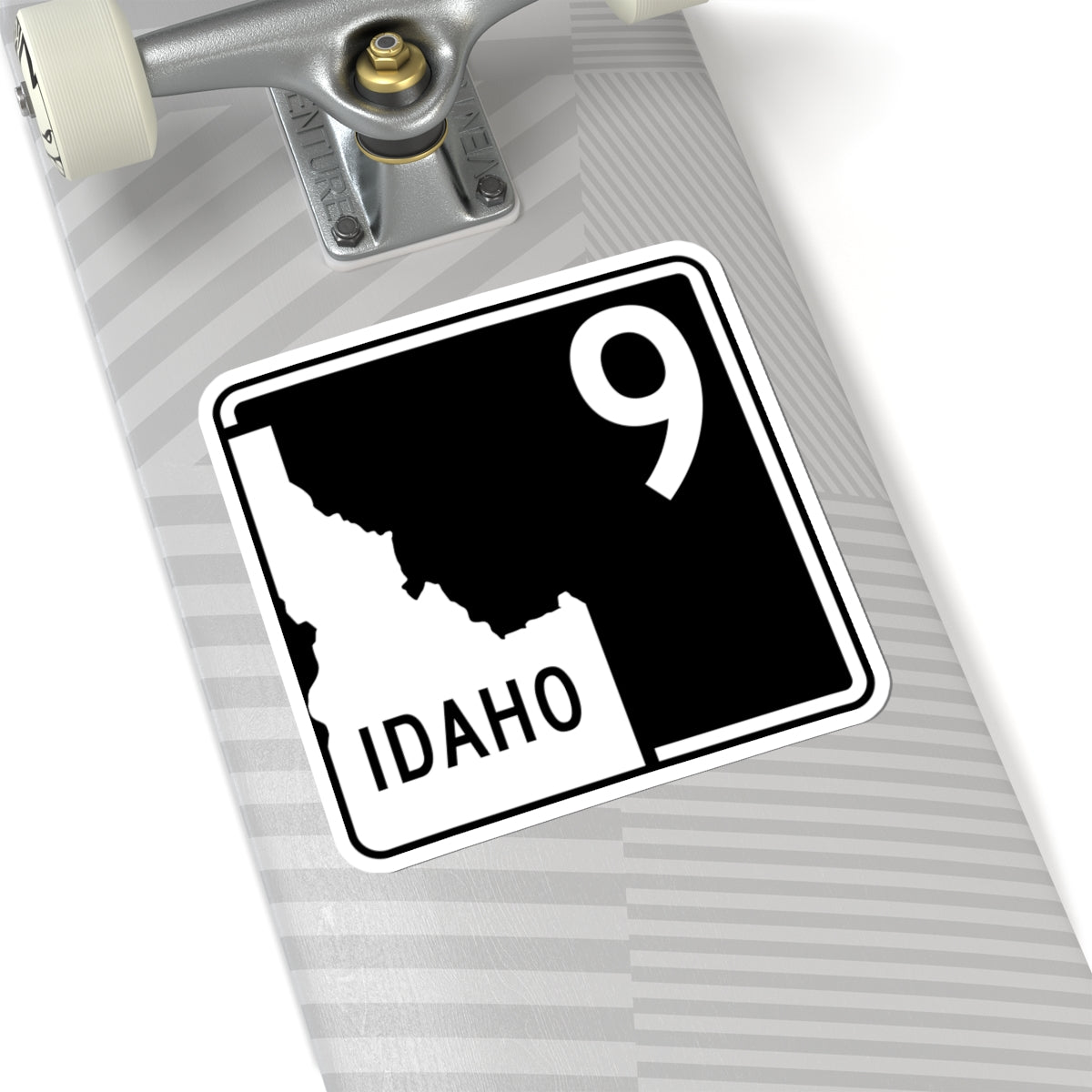 ID-9 (Idaho) (Road Sign) STICKER Vinyl Kiss-Cut Decal