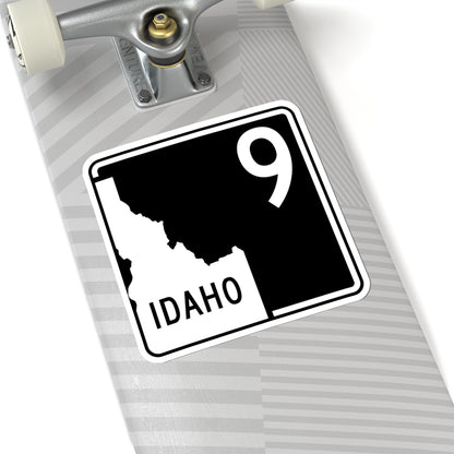 ID-9 (Idaho) (Road Sign) STICKER Vinyl Kiss-Cut Decal