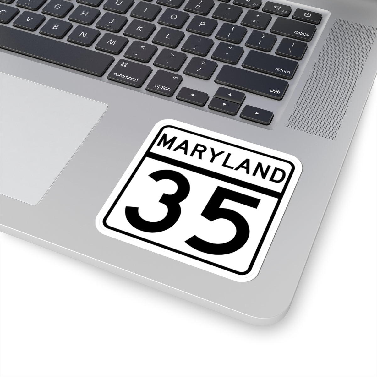 MD Route 35 (Maryland) (Road Sign) STICKER Vinyl Kiss-Cut Decal