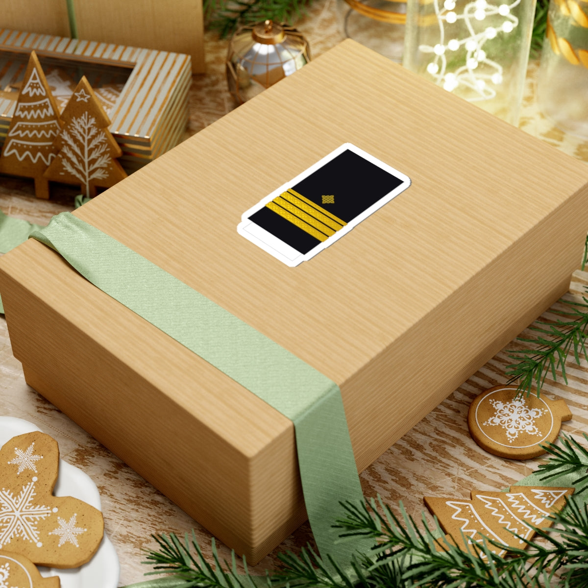 Croatia Navy OF 4 (Croatia) (Military Rank) STICKER Vinyl Kiss-Cut Decal