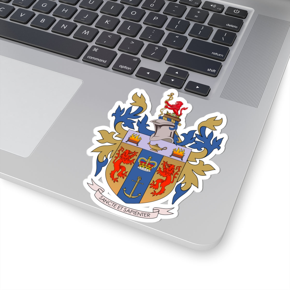 Arms of Kings College London (United Kingdom) (Coat of Arms) STICKER Vinyl Kiss-Cut Decal