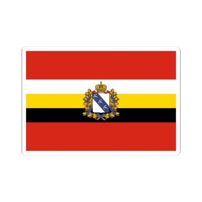 Flag of Kursk Oblast large (Russia) STICKER Vinyl Kiss-Cut Decal