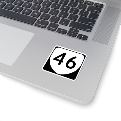 Virginia 46 (Virginia) (Road Sign) STICKER Vinyl Kiss-Cut Decal
