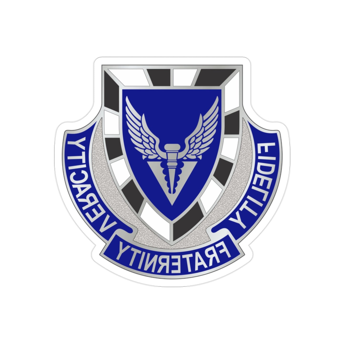 113 Aviation Regiment (U.S. Army) REVERSE PRINT Transparent STICKER-2" × 2"-The Sticker Space