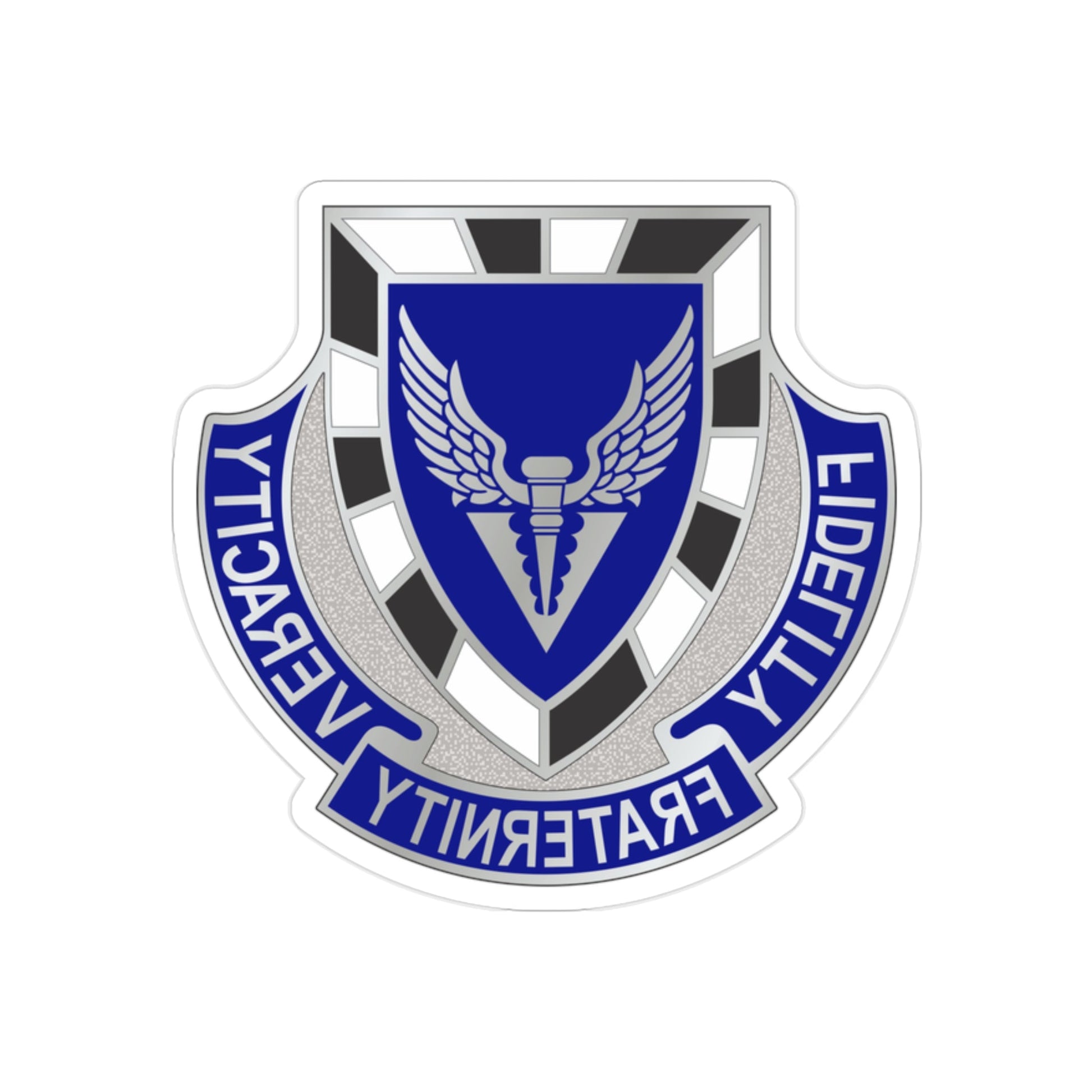 113 Aviation Regiment (U.S. Army) REVERSE PRINT Transparent STICKER-2" × 2"-The Sticker Space