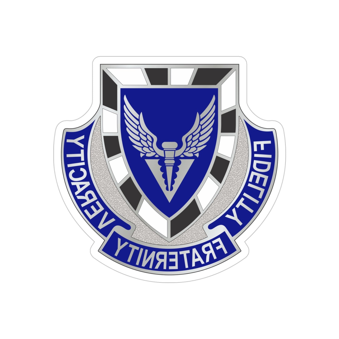 113 Aviation Regiment (U.S. Army) REVERSE PRINT Transparent STICKER-4" × 4"-The Sticker Space