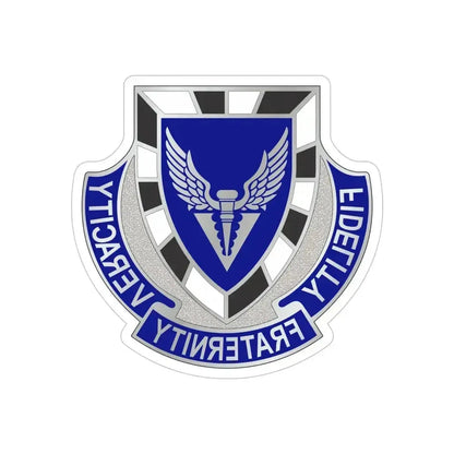 113 Aviation Regiment (U.S. Army) REVERSE PRINT Transparent Die-Cut STICKER 5 Inch Die-Cut Transparent - The Sticker Space