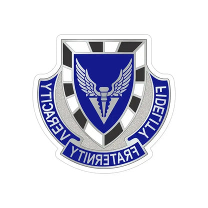 113 Aviation Regiment (U.S. Army) REVERSE PRINT Transparent Die-Cut STICKER 6 Inch Die-Cut Transparent - The Sticker Space