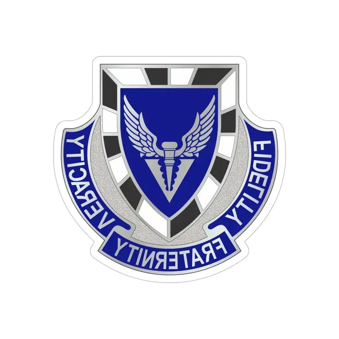 113 Aviation Regiment (U.S. Army) REVERSE PRINT Transparent Die-Cut STICKER - The Sticker Space