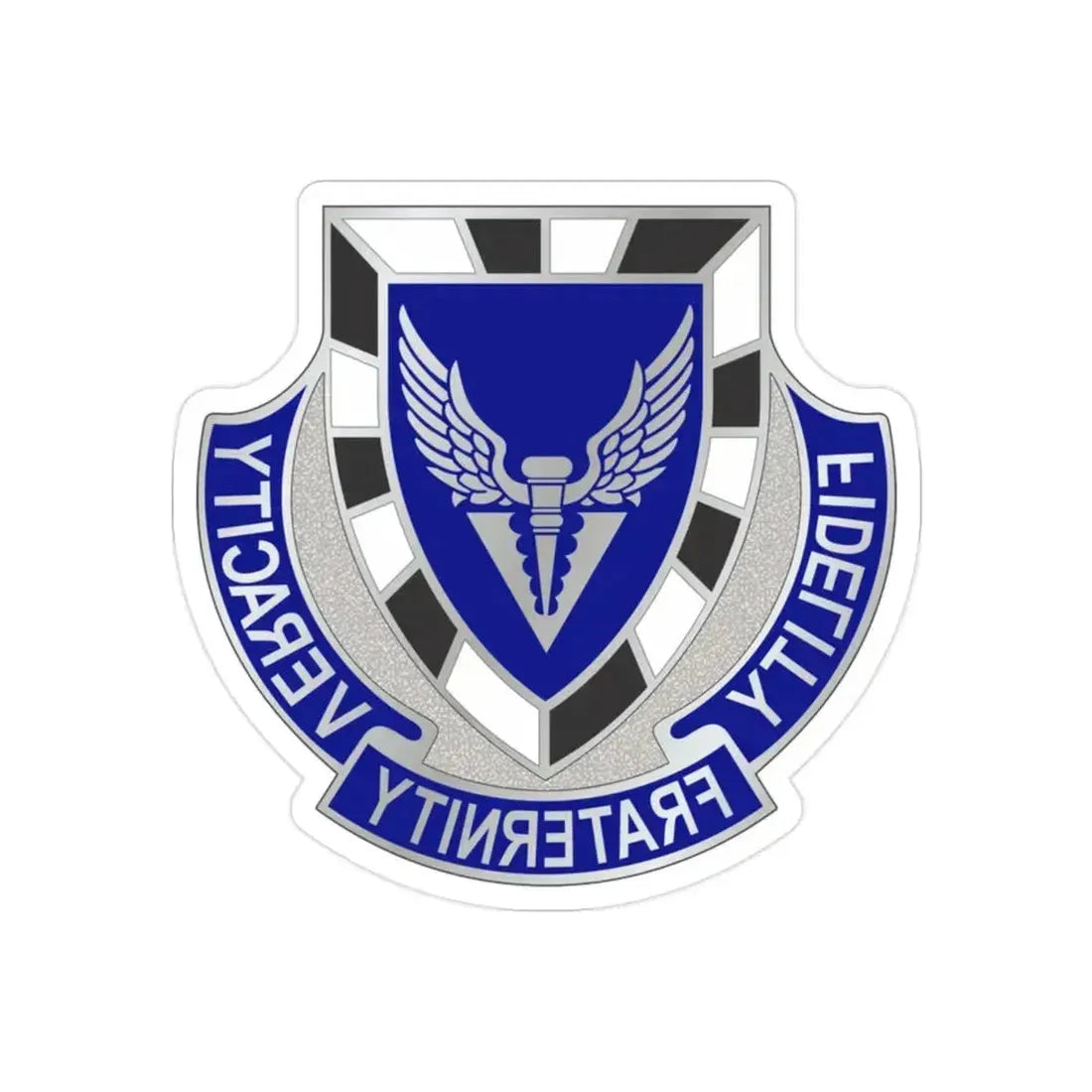 113 Aviation Regiment (U.S. Army) REVERSE PRINT Transparent Die-Cut STICKER - The Sticker Space