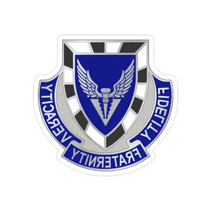113 Aviation Regiment (U.S. Army) REVERSE PRINT Transparent Die-Cut STICKER - The Sticker Space
