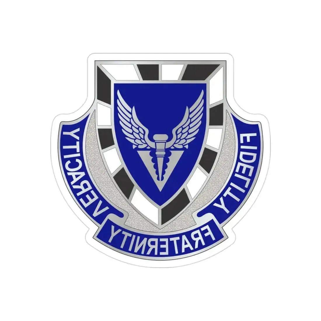 113 Aviation Regiment (U.S. Army) REVERSE PRINT Transparent Die-Cut STICKER - The Sticker Space