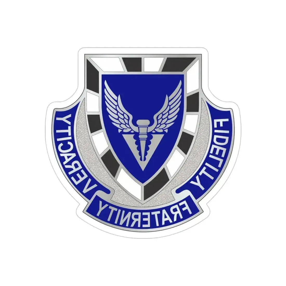 113 Aviation Regiment (U.S. Army) REVERSE PRINT Transparent Die-Cut STICKER - The Sticker Space