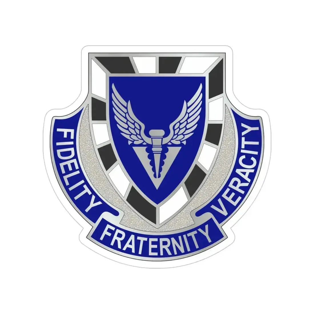 113 Aviation Regiment (U.S. Army) Transparent STICKER Die-Cut Vinyl Decal 4 Inch - The Sticker Space