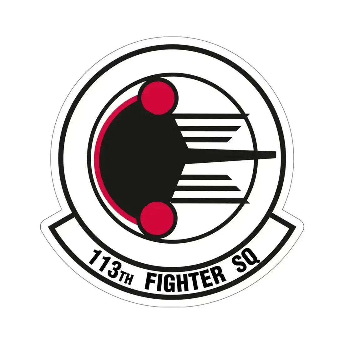 113 Fighter Squadron (U.S. Air Force) STICKER Vinyl Die-Cut Decal 5 Inch - The Sticker Space