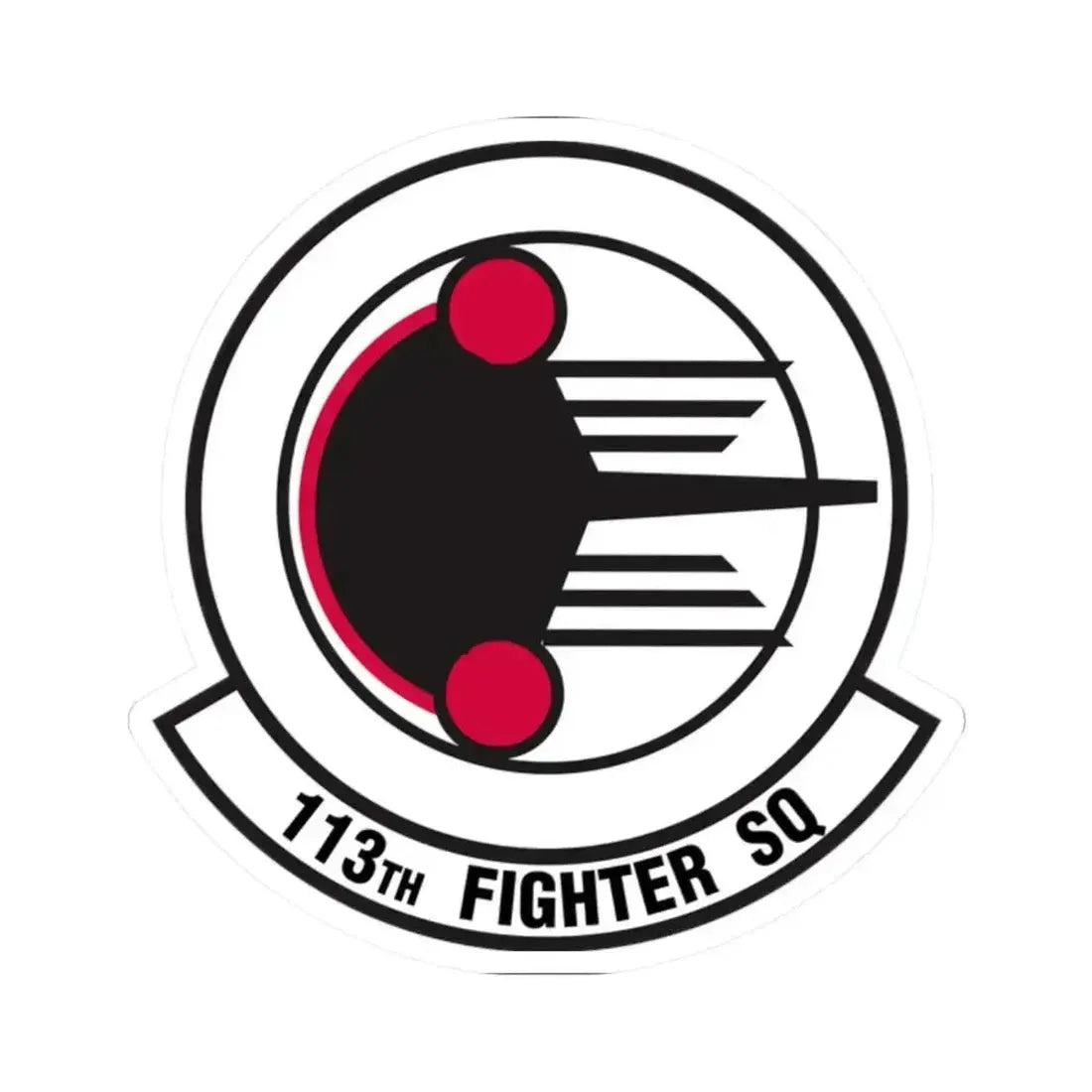 113 Fighter Squadron (U.S. Air Force) STICKER Vinyl Kiss-Cut Decal - The Sticker Space
