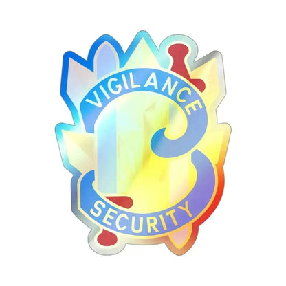113 Military Intelligence Group (U.S. Army) Holographic STICKER Die-Cut Vinyl Decal 3 Inch Holographic - The Sticker Space