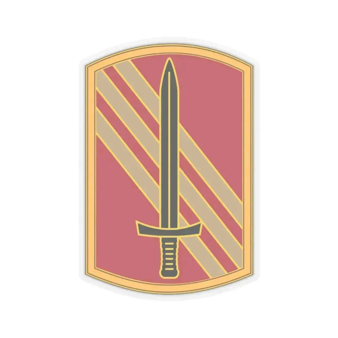 113 Sustainment Brigade 3 (U.S. Army) STICKER Vinyl Kiss-Cut Decal 2 Inch Transparent - The Sticker Space