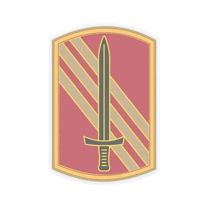 113 Sustainment Brigade 3 (U.S. Army) STICKER Vinyl Kiss-Cut Decal 4 Inch Transparent - The Sticker Space