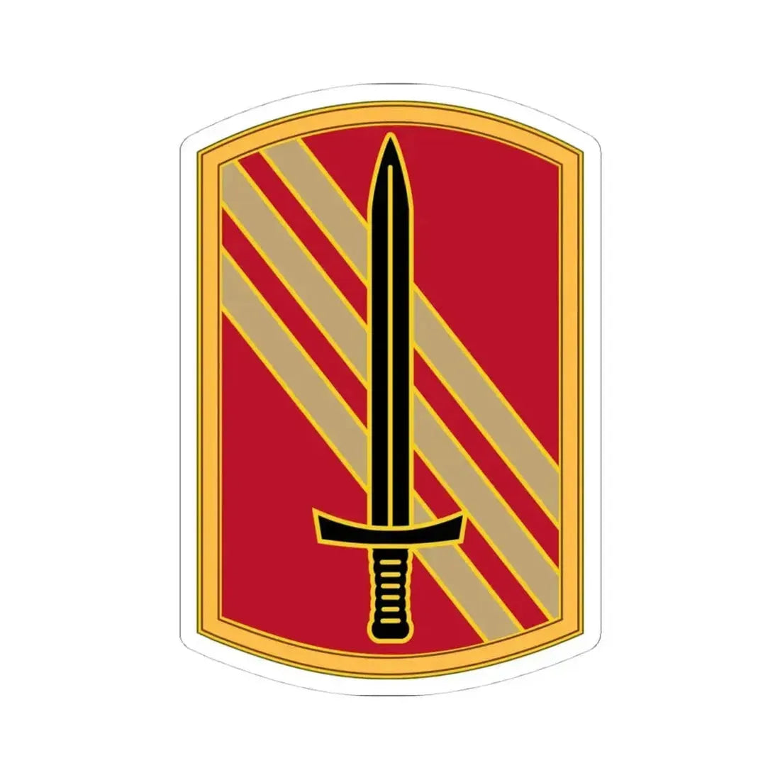 113 Sustainment Brigade 3 (U.S. Army) STICKER Vinyl Kiss-Cut Decal 4 Inch White - The Sticker Space