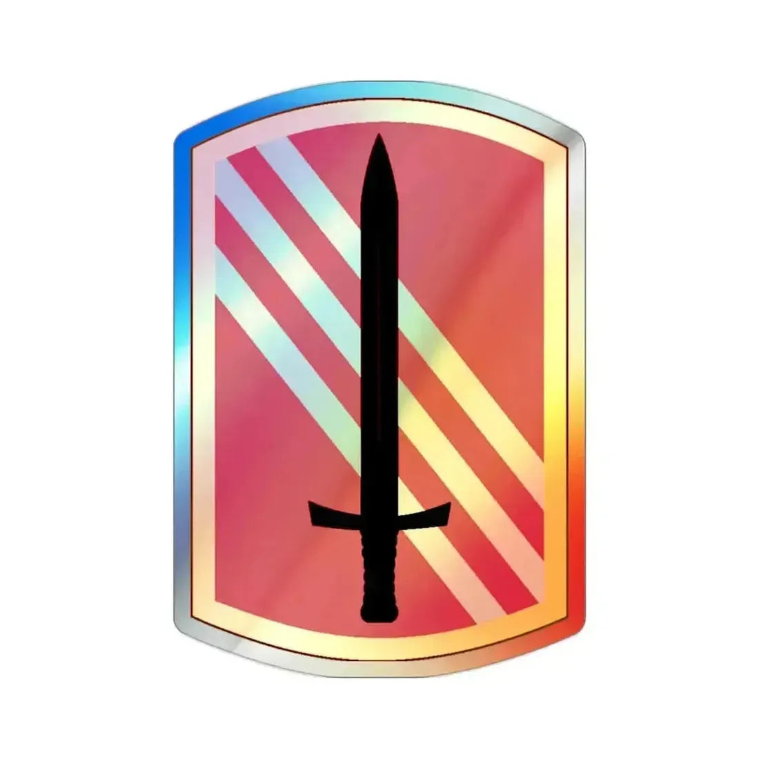 113 Sustainment Brigade (U.S. Army) Holographic STICKER Die-Cut Vinyl Decal 2 Inch Holographic - The Sticker Space