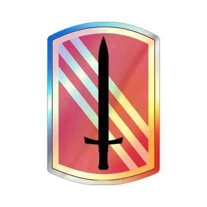 113 Sustainment Brigade (U.S. Army) Holographic STICKER Die-Cut Vinyl Decal 2 Inch Holographic - The Sticker Space