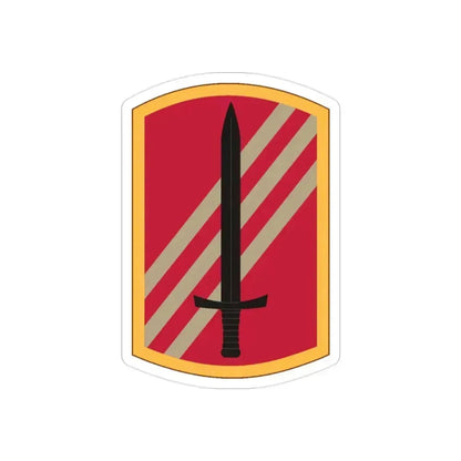 113 Sustainment Brigade (U.S. Army) REVERSE PRINT Transparent Die-Cut STICKER 2 Inch Die-Cut Transparent - The Sticker Space