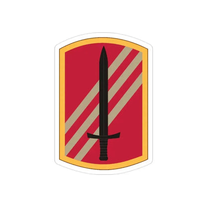113 Sustainment Brigade (U.S. Army) REVERSE PRINT Transparent Die-Cut STICKER - The Sticker Space