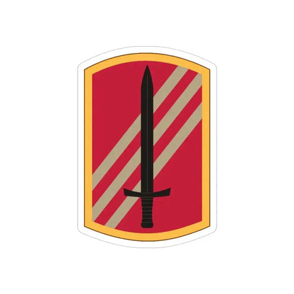 113 Sustainment Brigade (U.S. Army) REVERSE PRINT Transparent Die-Cut STICKER - The Sticker Space