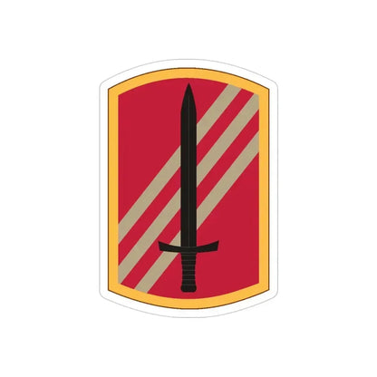 113 Sustainment Brigade (U.S. Army) REVERSE PRINT Transparent Die-Cut STICKER - The Sticker Space