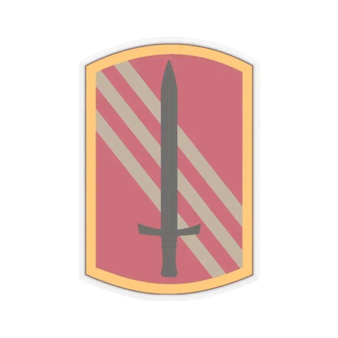 113 Sustainment Brigade (U.S. Army) STICKER Vinyl Kiss-Cut Decal 3 Inch Transparent - The Sticker Space