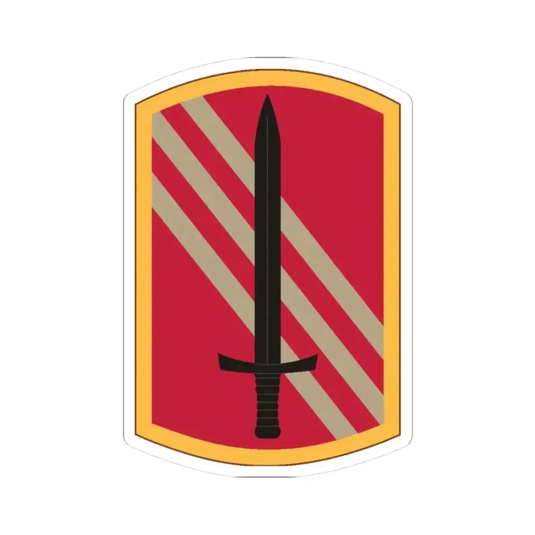 113 Sustainment Brigade (U.S. Army) STICKER Vinyl Kiss-Cut Decal 3 Inch White - The Sticker Space