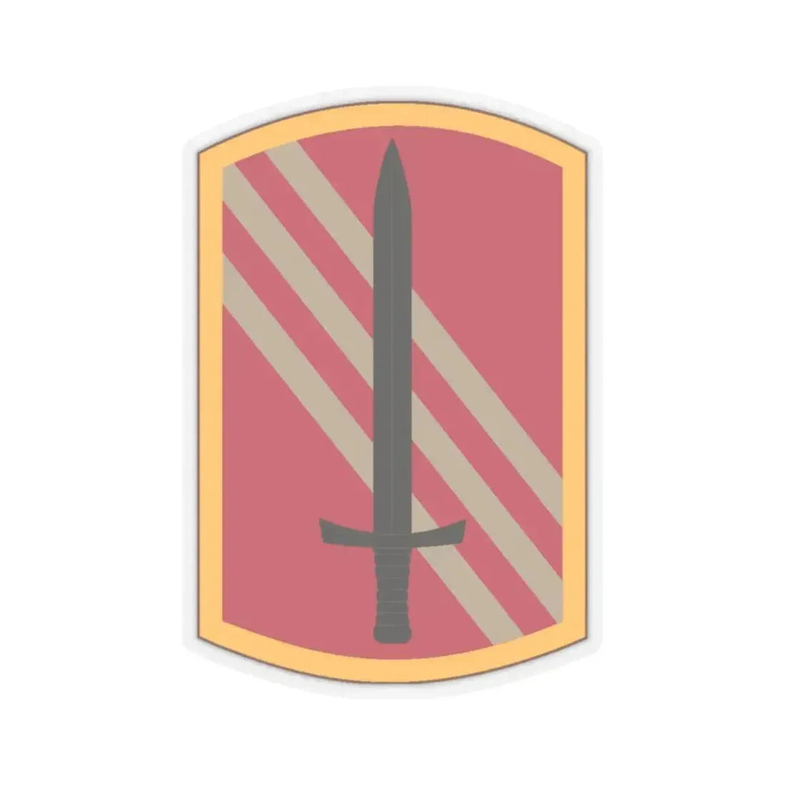 113 Sustainment Brigade (U.S. Army) STICKER Vinyl Kiss-Cut Decal 4 Inch Transparent - The Sticker Space