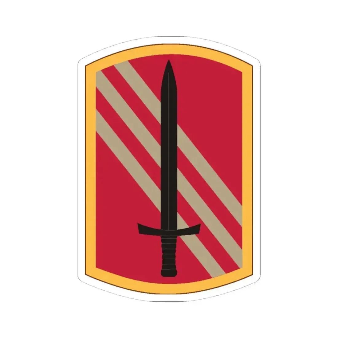 113 Sustainment Brigade (U.S. Army) STICKER Vinyl Kiss-Cut Decal 4 Inch White - The Sticker Space